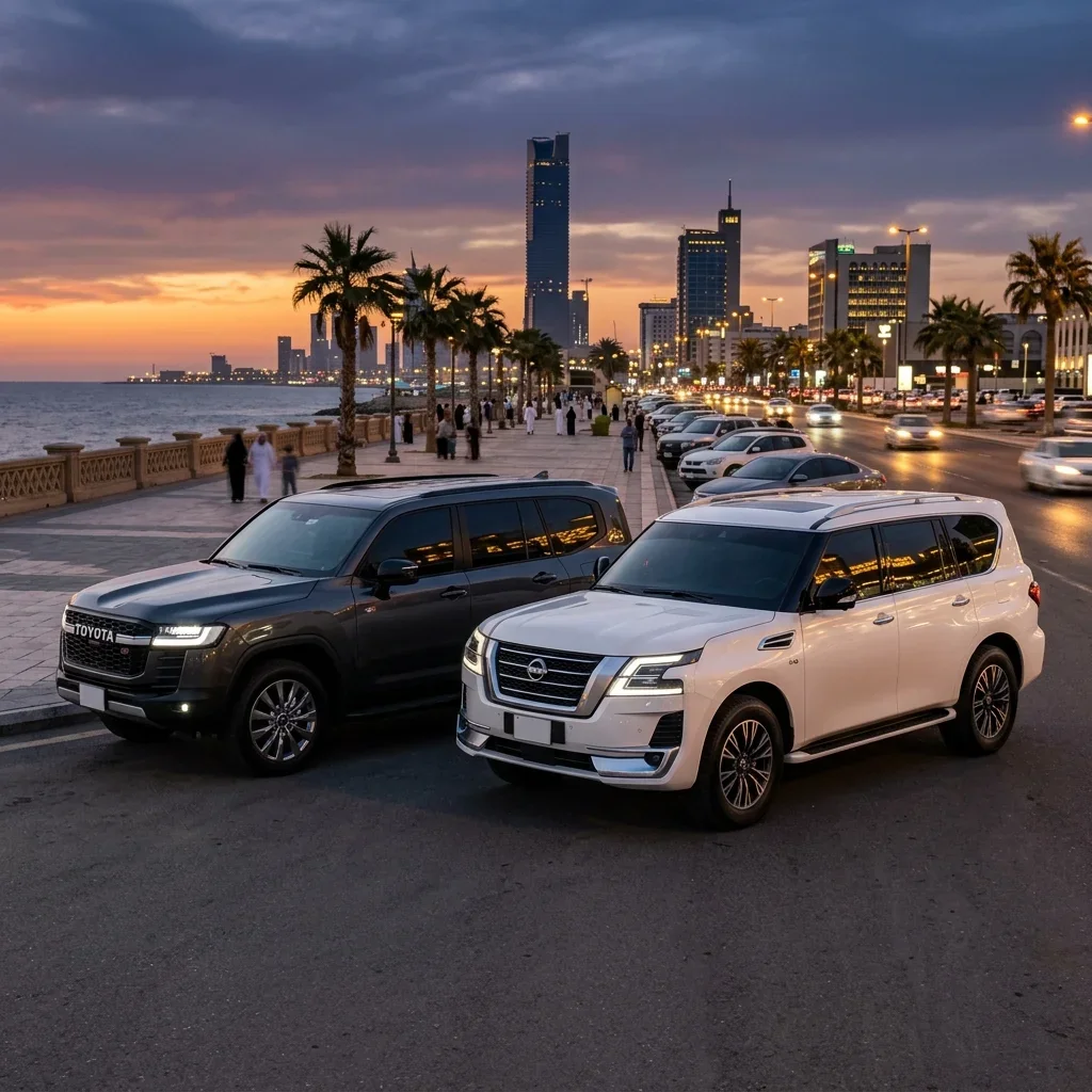 أفضل تظليل للاندكروزر والباترول والتاهو في جدة 2026 — دليل السيارات الكبيرة (SUV)